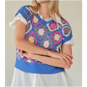 Nwt Davi & Dani Grandma Knit top